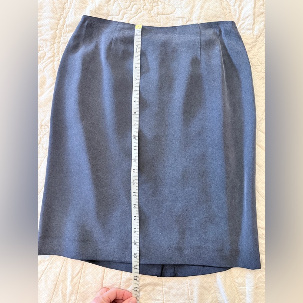 Classic Navy Pencil Skirt - Picture 2 of 3